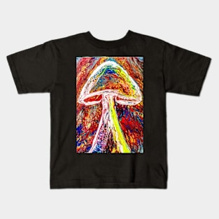 Colorful Mushroom Kids T-Shirt